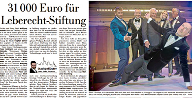 31.000 Euro für Leberecht-Stiftung